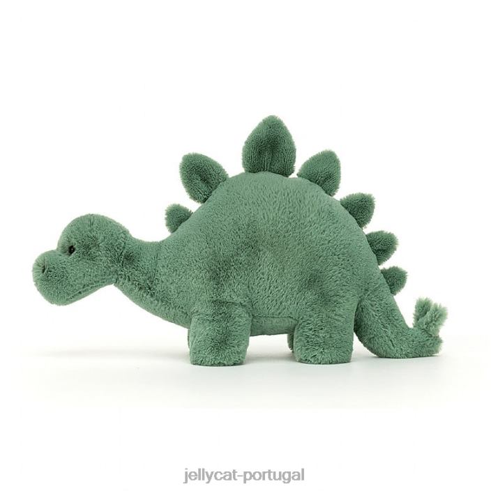 fóssil estegossauro verde Jellycat 00FBB491 brinquedo