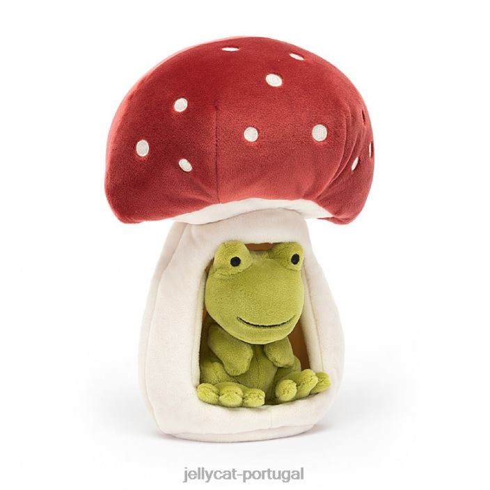floresta fauna sapo verde Jellycat 00FBB143 brinquedo