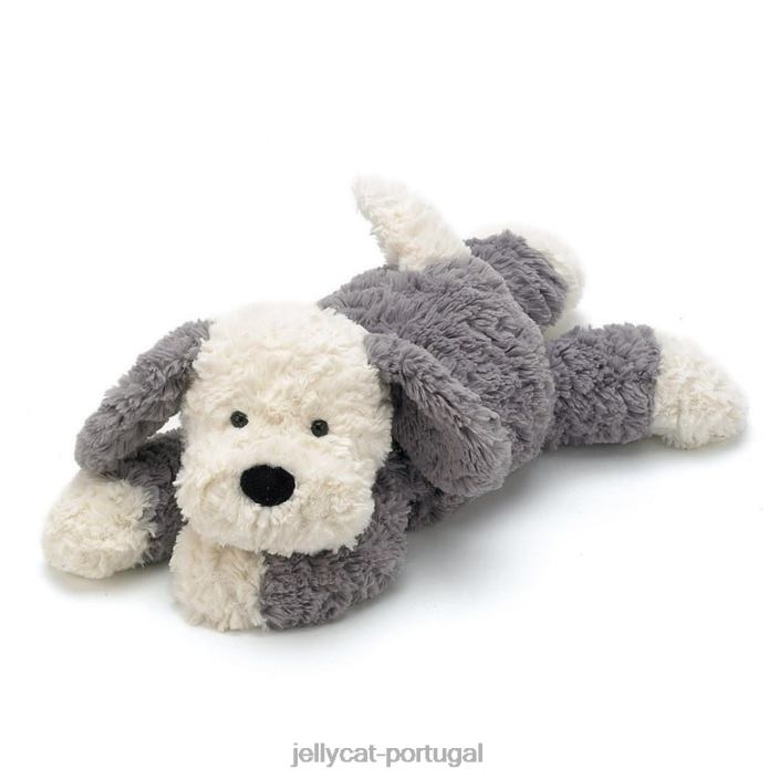 cão pastor tumblie cinza e branco Jellycat 00FBB571 brinquedo