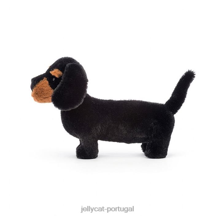 cachorro salsicha freddie preto Jellycat 00FBB721 brinquedo