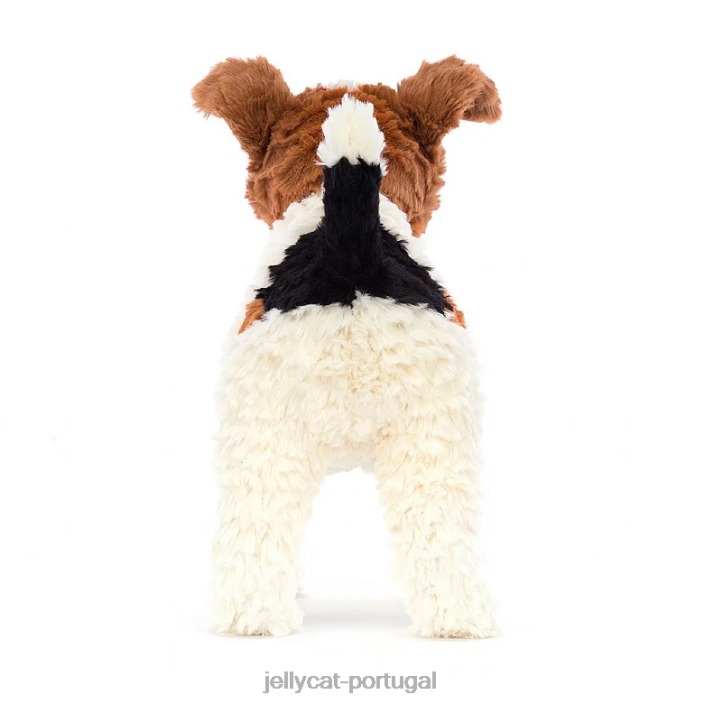 hector fox terrier marrom e branco Jellycat 00FBB351 brinquedo