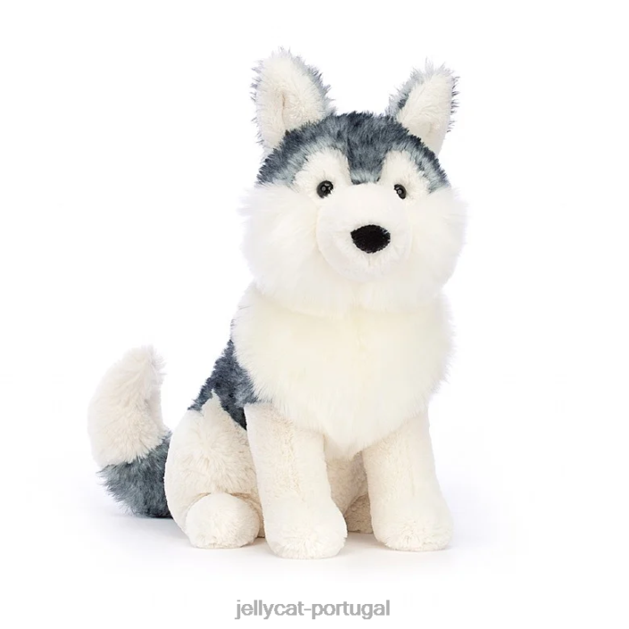 jackson husky cinza e branco Jellycat 00FBB632 brinquedo