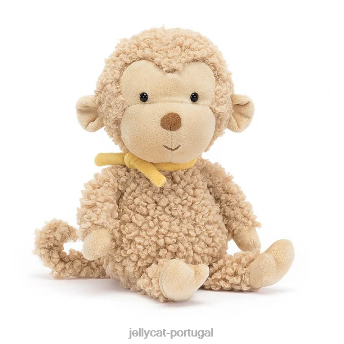 macaco fuzzkin marrom Jellycat 00FBB395 brinquedo