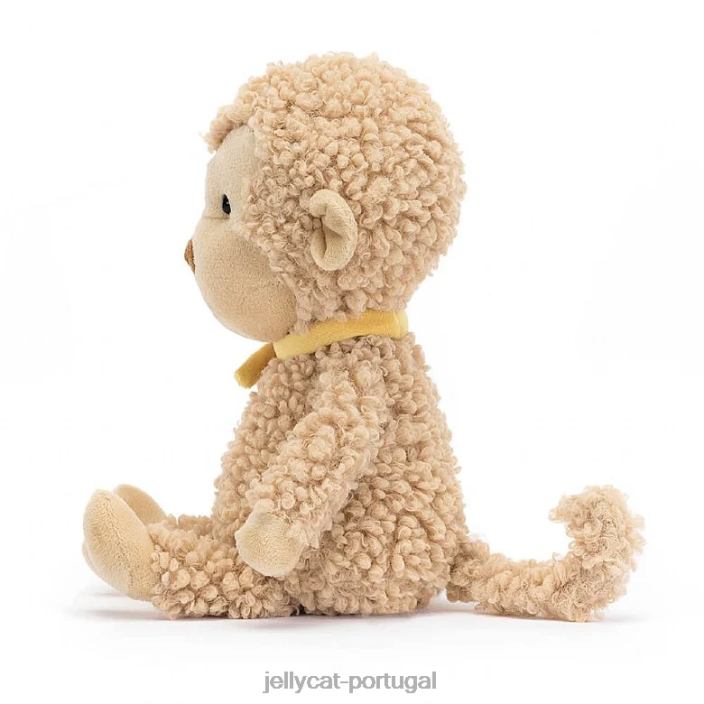 macaco fuzzkin marrom Jellycat 00FBB395 brinquedo