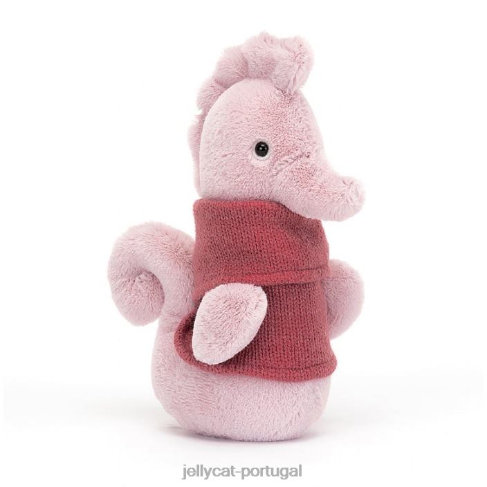 aconchegante tripulação cavalo-marinho lilás Jellycat 00FBB204 brinquedo