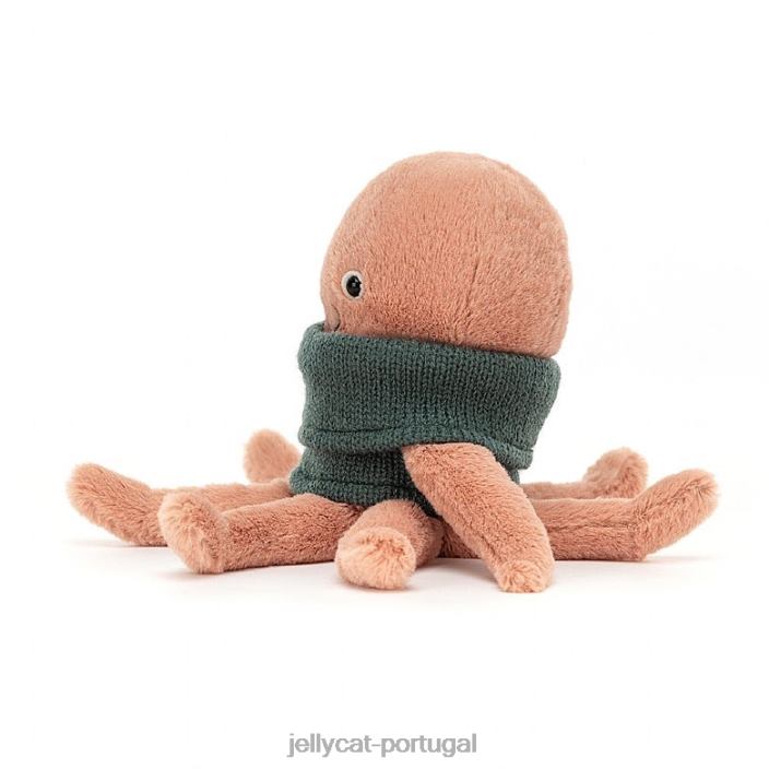 aconchegante tripulação polvo damasco Jellycat 00FBB231 brinquedo
