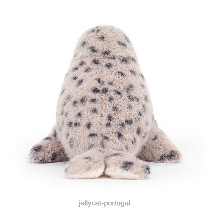 nauticool roly poly seal cinza e branco Jellycat 00FBB85 brinquedo
