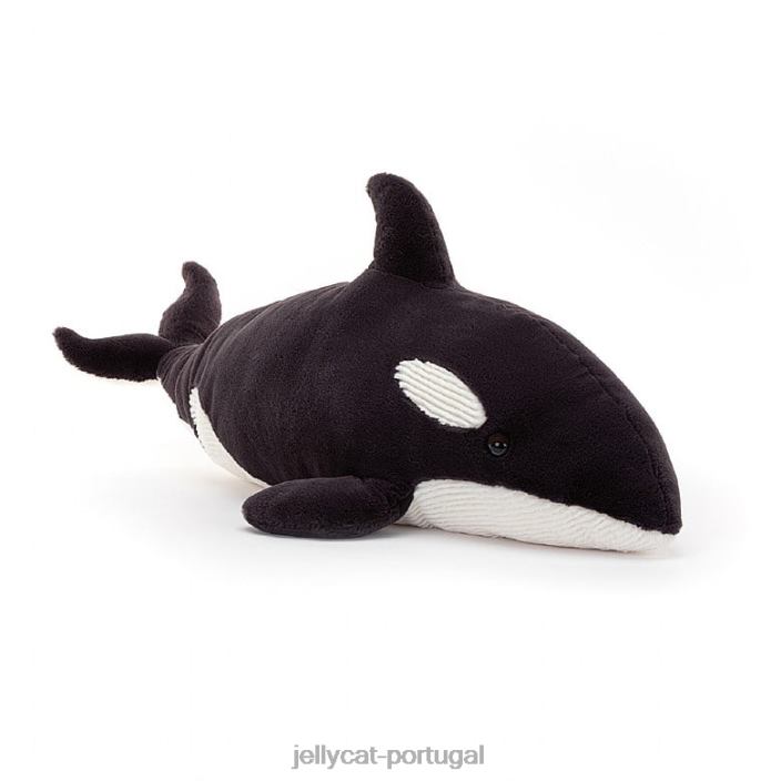 olivaras, a orca, preto e branco Jellycat 00FBB405 brinquedo