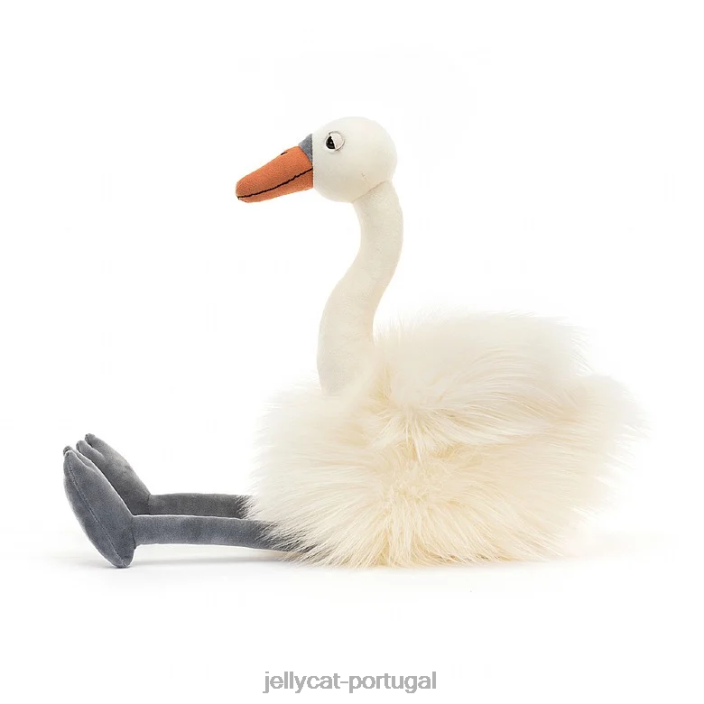 Evelyn cisne branco Jellycat 00FBB433 brinquedo