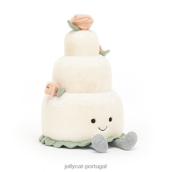 divertido bolo de casamento branco Jellycat 00FBB364 brinquedo