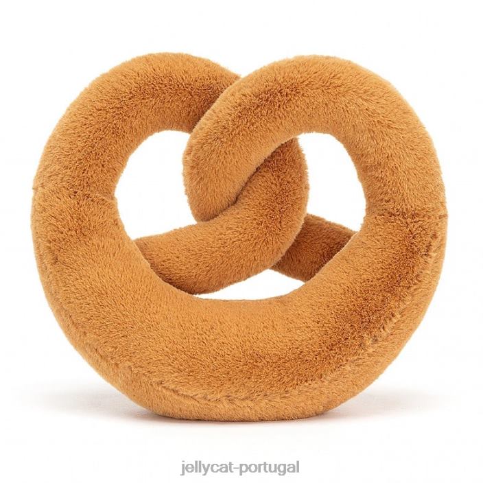 divertido pretzel bege Jellycat 00FBB589 brinquedo