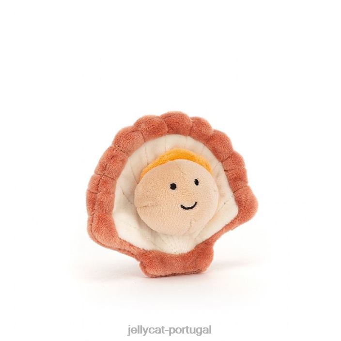 sensacional vieira de frutos do mar bronzeado Jellycat 00FBB96 brinquedo
