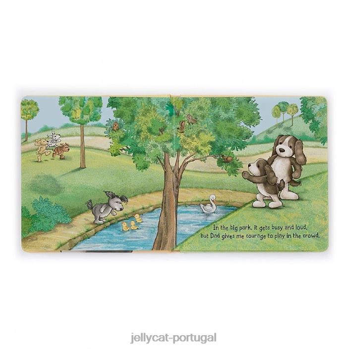 meu pai e eu reservamos multicolorido Jellycat 00FBB683 livro