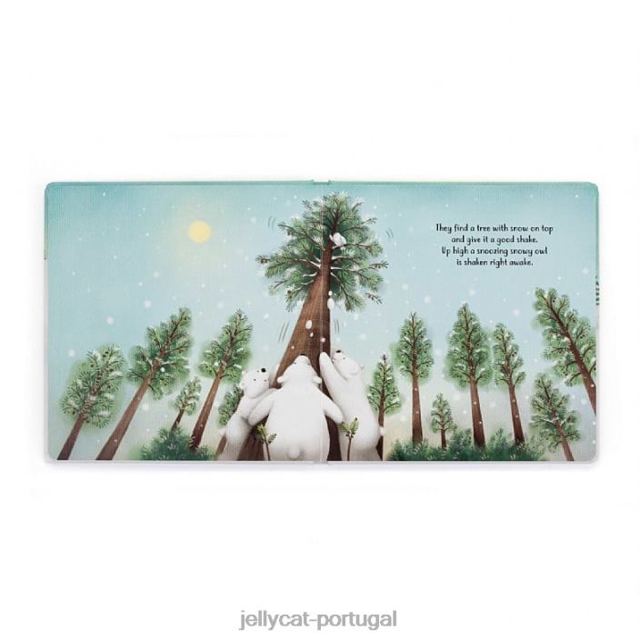 o livro brincalhão dos ursos polares multicolorido Jellycat 00FBB295 livro