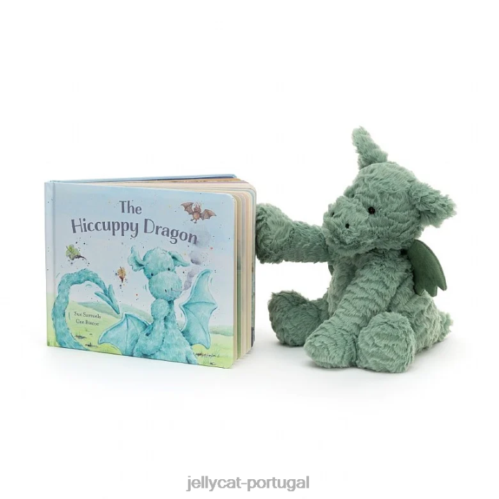o livro do dragão soluço e o dragão verde fuddlewuddle Jellycat 00FBB811 livro