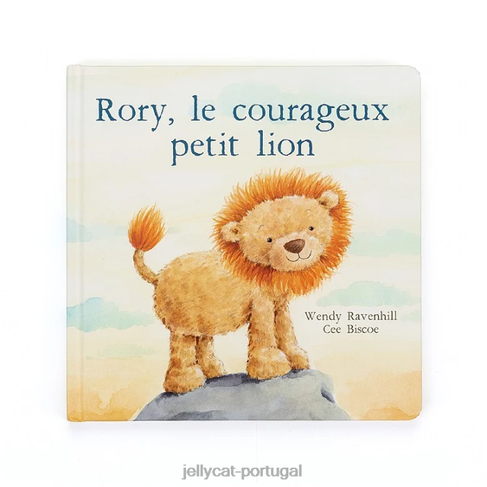 rory le coragemux petit lion livre (o leão muito corajoso) multicolorido Jellycat 00FBB708 livro
