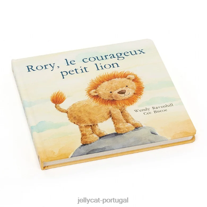 rory le coragemux petit lion livre (o leão muito corajoso) multicolorido Jellycat 00FBB708 livro