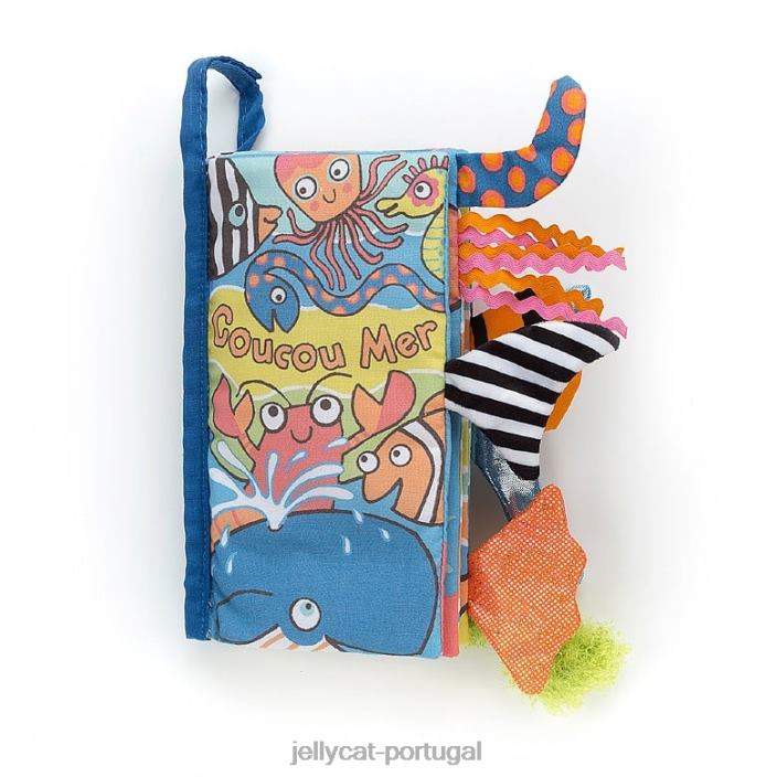 coucou mer multicolorido Jellycat 00FBB791 livro