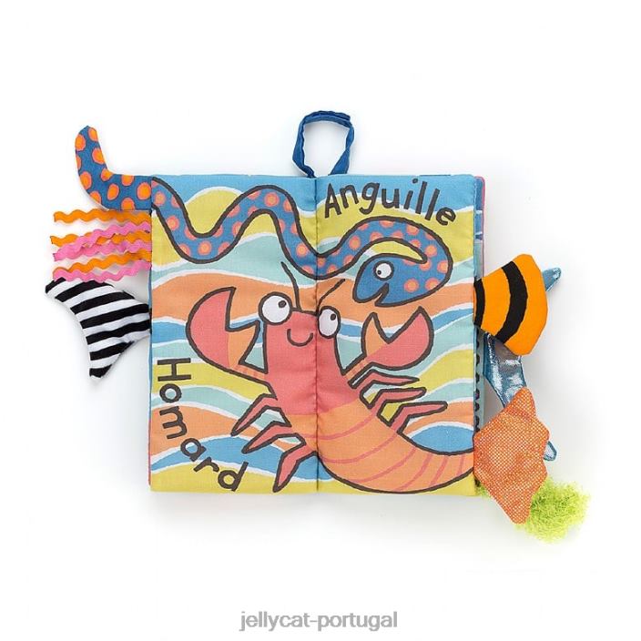 coucou mer multicolorido Jellycat 00FBB791 livro