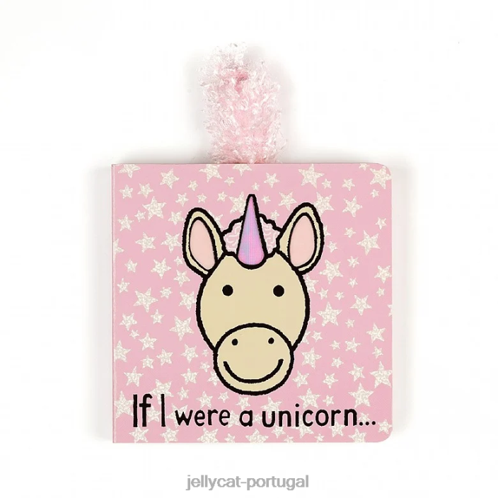 se eu fosse um unicórnio livro multicolorido Jellycat 00FBB759 livro