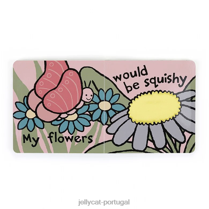 se eu fosse uma borboleta livro multicolorido Jellycat 00FBB756 livro