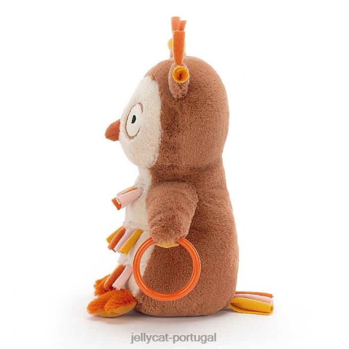 coruja happihoop multicolorida Jellycat 00FBB717 brinquedo