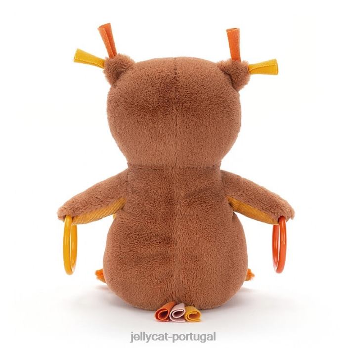 coruja happihoop multicolorida Jellycat 00FBB717 brinquedo