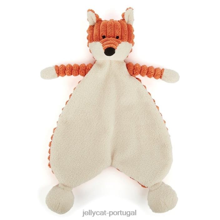 cordy roy baby fox chupeta laranja Jellycat 00FBB215 brinquedo