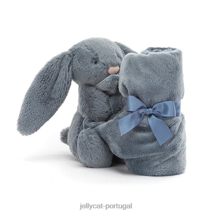 tímido coelho escuro chupeta azul Jellycat 00FBB271 brinquedo
