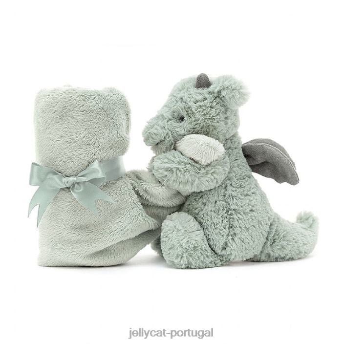 tímido dragão chupeta verde Jellycat 00FBB460 brinquedo