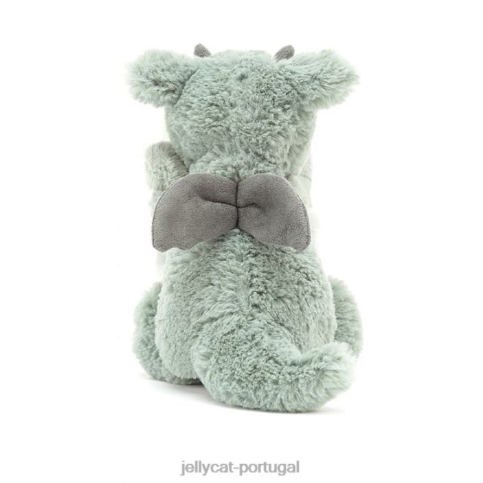 tímido dragão chupeta verde Jellycat 00FBB460 brinquedo